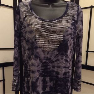 Top with tie dye and embellishments